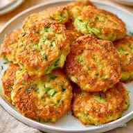 Baked Zucchini Fritters with Parmesan
