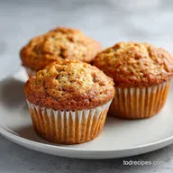 Banana Oatmeal Muffins: Ready in 35 Minutes
