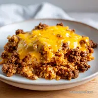 Beef Cauliflower Casserole: Creamy