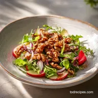 Candied Walnuts Salad Recipe: Zesty Vinaigrette
