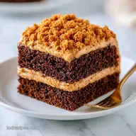 Chocolate Biscoff Cake with Spiced Frosting