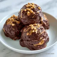 Rich Chocolate Peanut Butter Ice Cream