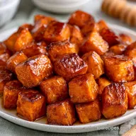 Cinnamon Roasted Sweet Potatoes: Honey