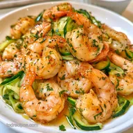 Zucchini Scampi with Garlic Butter