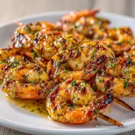 Zesty Lemon-Garlic Shrimp Skewers: Make-Ahead