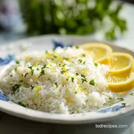 Greek Lemon Rice: Zesty and Fluffy