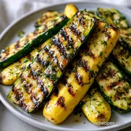 Grilled Zucchini in 15 Minutes