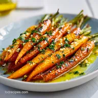 Honey Garlic Butter Roasted Carrots