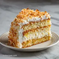 Ina Garten Coconut Cake with Velvety Crumb for 12 Servings