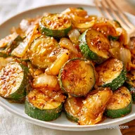 Japanese Zucchini and Onions with Soy Sauce