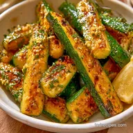 Charred Lemon Garlic Grilled Zucchini