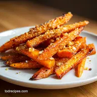 Parmesan Garlic Roasted Carrots: Crispy and Nutty