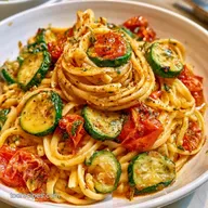 Pasta With Zucchini And Tomatoes For 4