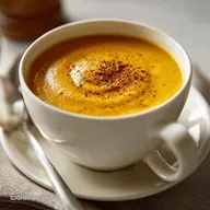 Pumpkin Soup Recipe with Apple for 6 Servings