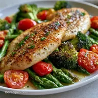 Healthy Sheet Pan Tilapia and Veggies