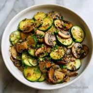 Skillet Zucchini Mushrooms: Garlic Butter Perfection