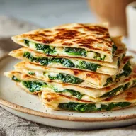 Spinach Feta Quesadillas Recipe in 20 Mins