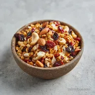 Summer Camping Snack with Granola and Nuts in 40 Minutes