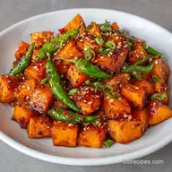 Sweet Potato Fry Sabzi for 4 Servings