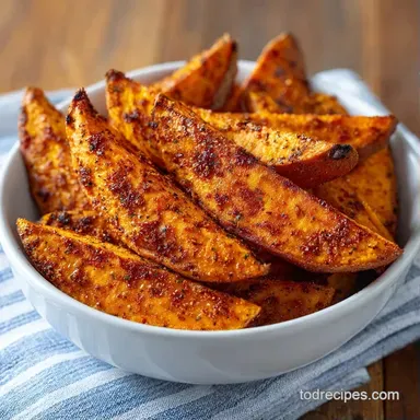 Air Fryer Sweet Potato Wedges: Crispy Recipe Card