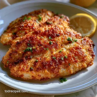 Crispy Baked Breaded Tilapia Fillets