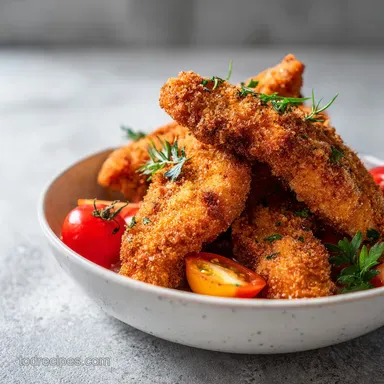 Homemade Baked Chicken Tenders for 4 Servings