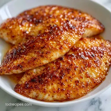 Baked Jamaican Spiced Tilapia (22 Mins) Recipe Card