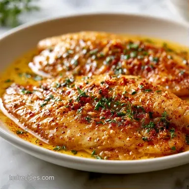 Baked Lemon Garlic Tilapia in 17 Minutes Recipe Card