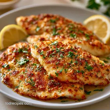 Baked Mayo Parmesan Tilapia in 25 Min Recipe Card