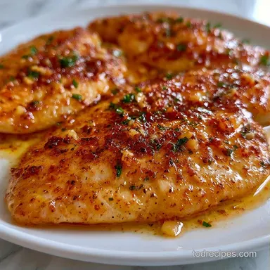 Baking Dish Tilapia Recipe in 17 Minutes Recipe Card