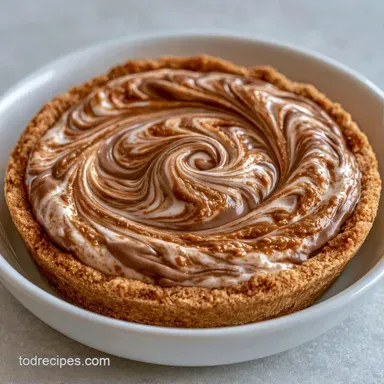 Biscoff Nutella NoBake Cheesecake: 20m Recipe Card