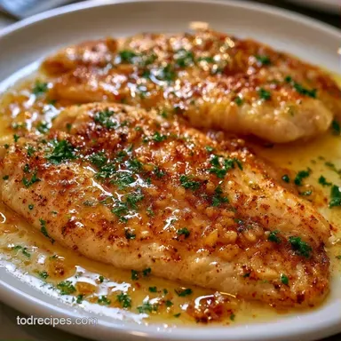 Butter Baked Tilapia Recipe in 17 Min Recipe Card