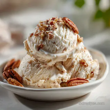 Buttered Pecan Ice Cream Recipe in 35 Minutes Recipe Card