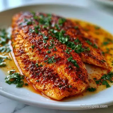 Caribbean Spiced Baked Tilapia in 20 Min Recipe Card