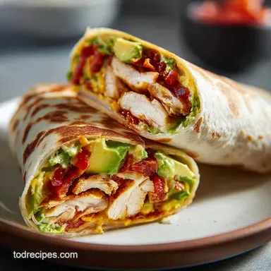 Chicken Avocado Wrap: Creamy Filling in 15 Min