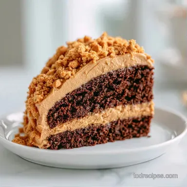 Chocolate Biscoff Cake in 55 Minutes Recipe Card