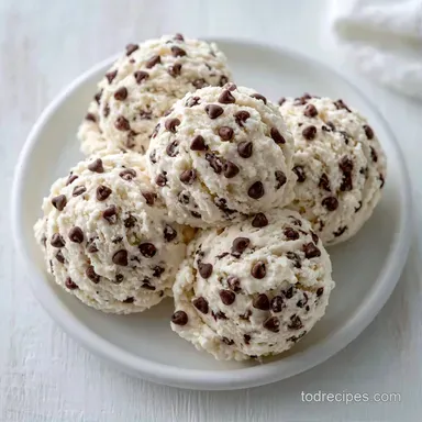 Chocolate Chip Ice Cream for 8 Servings Recipe Card