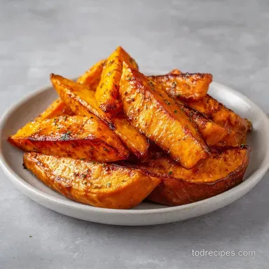 Classic Oven Baked Sweet Potato: Fluffy Recipe Card