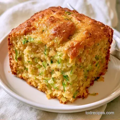 Easy Zucchini Cake for 24 Servings Recipe Card