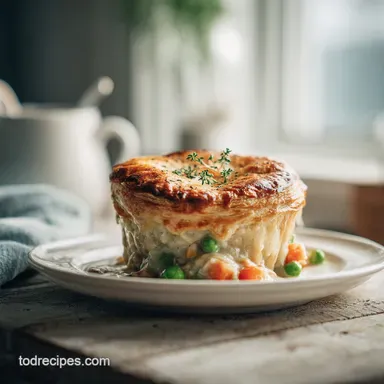Favorite Chicken Potpie with Flaky Crust in 55 Minutes Recipe Card
