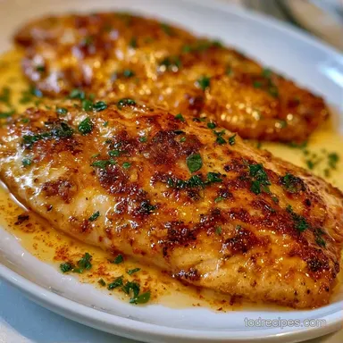 Garlic Butter Tilapia for 4 Servings Recipe Card