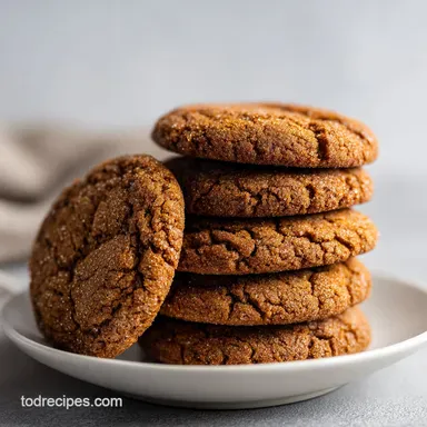 Giant Molasses Cookies: Soft and Chewy Bakery Style Cookies Recipe Card