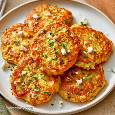Zucchini Fritters Greek in 30 Minutes Recipe Card