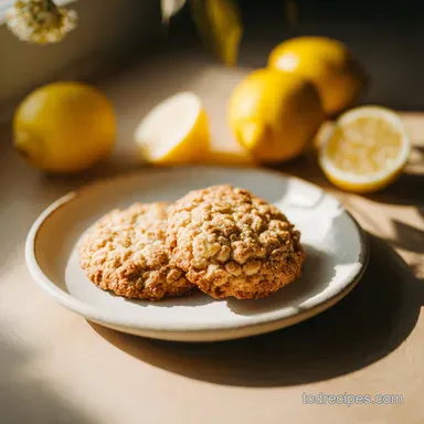 Lemon Oatmeal Sugar Cookies: Chewy Citrus Treats in 22 Minutes
