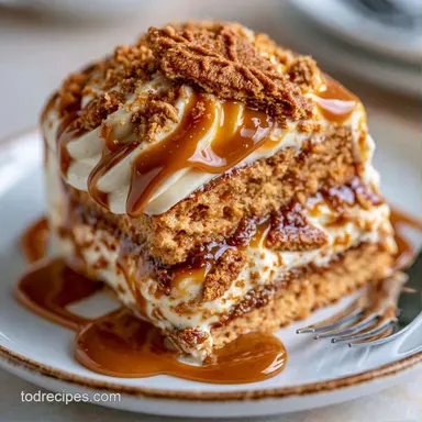 Moist Biscoff Cake in 55 Minutes Recipe Card