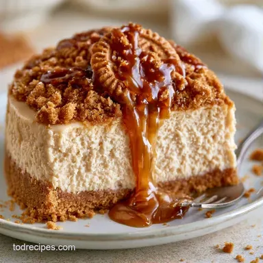 No Bake Biscoff Cheesecake with Yogurt Recipe Card