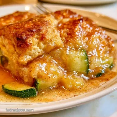 Zucchini Cobbler with Lemon and Cinnamon Recipe Card