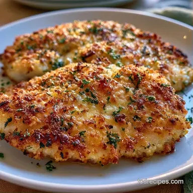 Panko Crusted Baked Tilapia in 25 Minutes Recipe Card