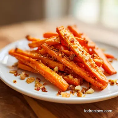 Parmesan Garlic Roasted Carrots: Crispy Recipe Card