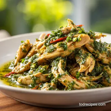 Salsa Verde Chicken: Slow-Cooked Recipe Card